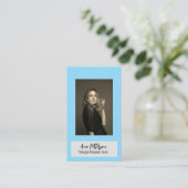 professionele foto QR website e-mail sociaal moder Visitekaartje (Staand voorkant)