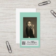 professionele foto QR website e-mail sociaal moder