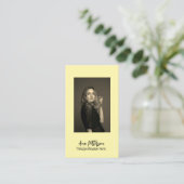 professionele foto QR website e-mail sociaal moder Visitekaartje (Staand voorkant)