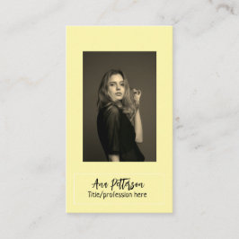 professionele foto QR website e-mail sociaal moder Visitekaartje