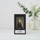 professionele foto QR website e-mail sociaal moder Visitekaartje (Staand voorkant)