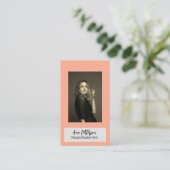 professionele foto QR website e-mail sociaal moder Visitekaartje (Staand voorkant)