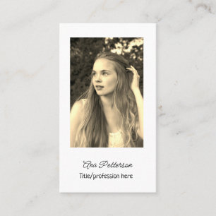 professionele foto QR website e-mail social modern Visitekaartje