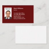 Professionele foto Realtor Visitekaartjes Sjabloon (Voorkant / Achterkant)