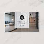 Professionele foto sociale media QR code Logo Visitekaartje (Voorkant)