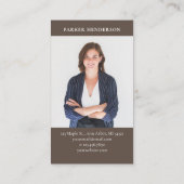 Professionele foto van onroerend goed visitekaartje (Achterkant)