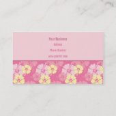 Professionele foto-Visitekaartjes Visitekaartje (Achterkant)