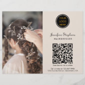 Professionele Foto Zakelijke Logo QR Code Flyer (Voorkant)