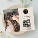 Professionele Foto Zakelijke Logo QR Code Flyer<br><div class="desc">De QR-code kan worden gebruikt om klanten naar uw website te leiden,  waar ze meer over uw diensten kunnen leren. De flyer kan worden gebruikt om uw diensten te promoten en om een professionele creëer-look voor uw merk te creëren.</div>