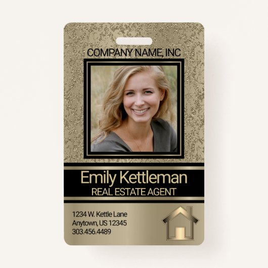 Professionele fotobadge - Gold Badge (Voorkant)