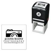 Professionele Fotocamera #1 Zakelijke Logo Zelfinktende Stempel (In situ)