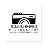 Professionele Fotocamera #1 Zakelijke Logo Zelfinktende Stempel (Design)
