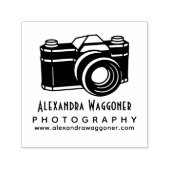 Professionele Fotocamera #6 Zakelijke Logo Zelfinktende Stempel (Design)
