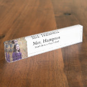 Professionele Fotodocent Naambordje (Zijkant)