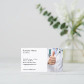 Professionele fotodoctoraatskaart visitekaartje (Staand voorkant)