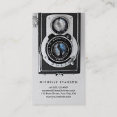 Professionele Fotograaf Camera Visitekaartje (Achterkant)