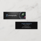 Professionele fotograaf cameralens mini visitekaartje (Voorkant / Achterkant)