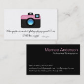 Professionele fotograaf Citaat Visitekaartje D3 (Voorkant / Achterkant)
