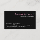 Professionele fotograaf Citaat Visitekaartje D3 (Achterkant)