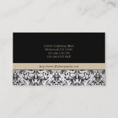 Professionele fotograaf Damask Visitekaartjes (Achterkant)