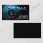 Professionele fotograaf digitale fotokaart visitekaartje (Voorkant / Achterkant)