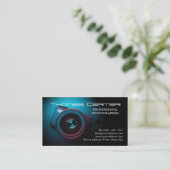 Professionele fotograaf digitale fotokaart visitekaartje (Staand voorkant)