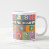 Professionele fotograaf Iconisch ontworpen Grote Koffiekop (Rechts)