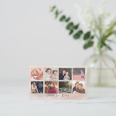 Professionele fotograaf Marmer 2 - 8 fotoontwerp Visitekaartje (Staand voorkant)