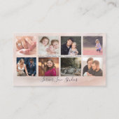 Professionele fotograaf Marmer 2 - 8 fotoontwerp Visitekaartje (Voorkant)