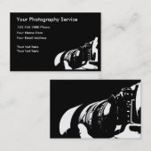 Professionele fotograaf Modern Visitekaartje (Voorkant / Achterkant)