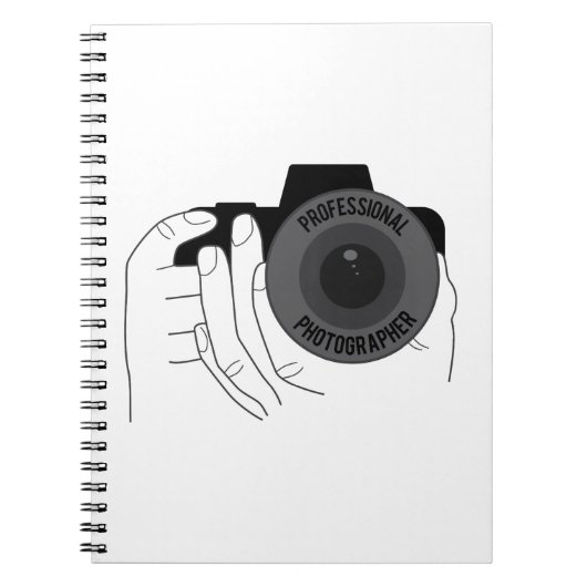 Professionele fotograaf notitieboek (Voorkant)