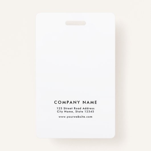 Professionele Fotograaf Pers Badge (Achterkant)