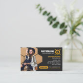 Professionele fotograaf QR Code Fotografie Visitekaartje (Staand voorkant)