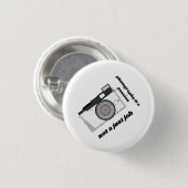Professionele fotograaf ronde button 3,2 cm (Voorkant /achterkant)