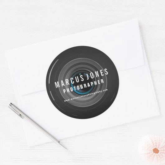 Professionele Fotograaf Stickers (Envelop)