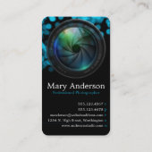 Professionele fotograaf Verticaal Visitekaartje 6 (Achterkant)