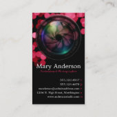 Professionele fotograaf Verticaal Visitekaartje a (Achterkant)