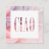 Professionele fotograaf vierkante visitekaartje (Voorkant)