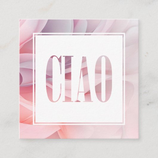 Professionele fotograaf vierkante visitekaartje (Voorkant)