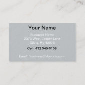 Professionele fotograaf visitekaartje (Achterkant)