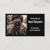 Professionele fotograaf visitekaartje (Voorkant)