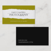 Professionele fotograaf Visitekaartje (Voorkant / Achterkant)