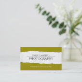 Professionele fotograaf Visitekaartje (Staand voorkant)