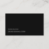 Professionele fotograaf Visitekaartje (Achterkant)