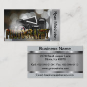 Professionele fotograaf visitekaartje (Voorkant / Achterkant)