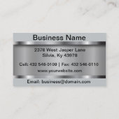 Professionele fotograaf visitekaartje (Achterkant)