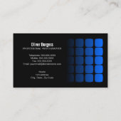 Professionele fotograaf visitekaartje (Achterkant)