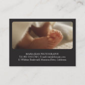 Professionele fotograaf Visitekaartje (Achterkant)