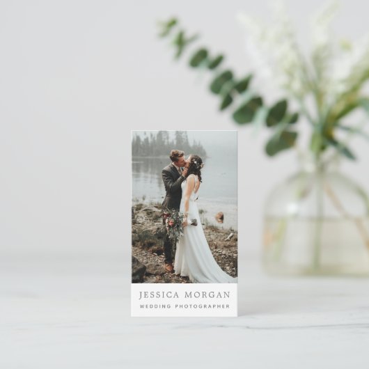 Professionele fotograaf Visitekaartjes (Staand voorkant)