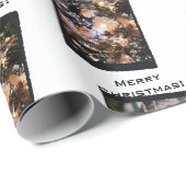 Professionele fotograaf, vrolijk kerstfeest! cadeaupapier (Rol Hoek)